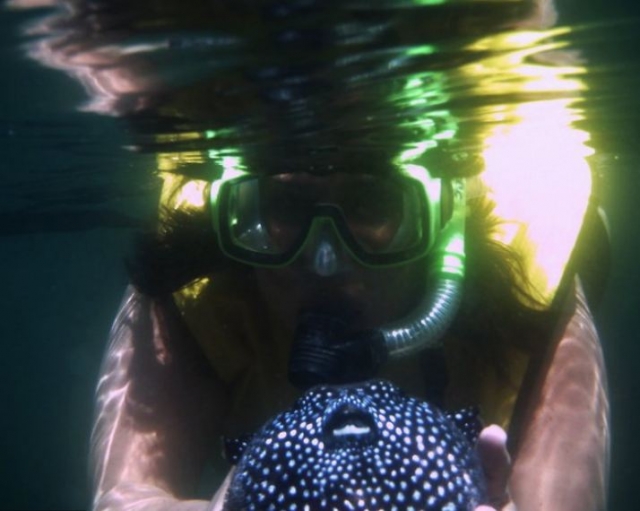 Pez y snorkel